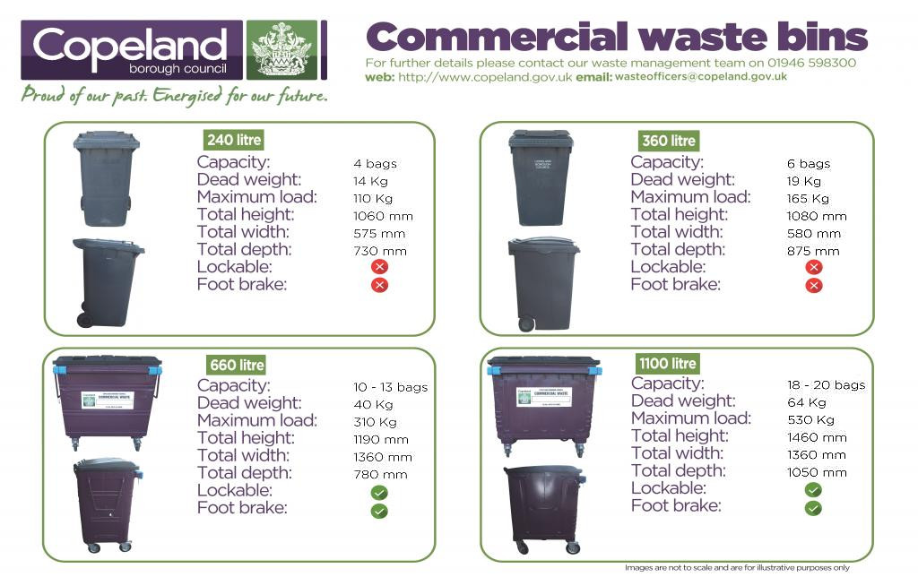 Trade waste bins