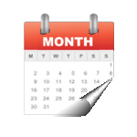 View calendar month