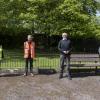 •	Pictured at the William Morris Avenue site are, from left to right, Karen Jones (Managing Director of Home to Work), Adam Phillips (Community Officer for Home to Work), Hugh Branney (Copeland Borough Councillor) and Mike Starkie (Mayor of Copeland). 