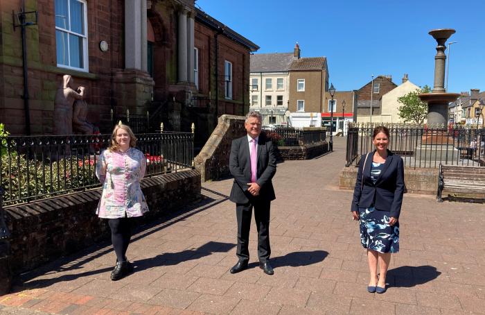 Kayleigh Daniels, Mike Starkie and Trudy Harrison