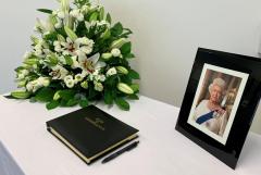 Book of Condolence in Whitehaven Market Hall